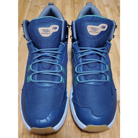 New Balance Men Sz 12 Fresh Foam X Hierro Mid Goretex Blue Hiking Shoes MTHIMCTE - Picture 6 of 15